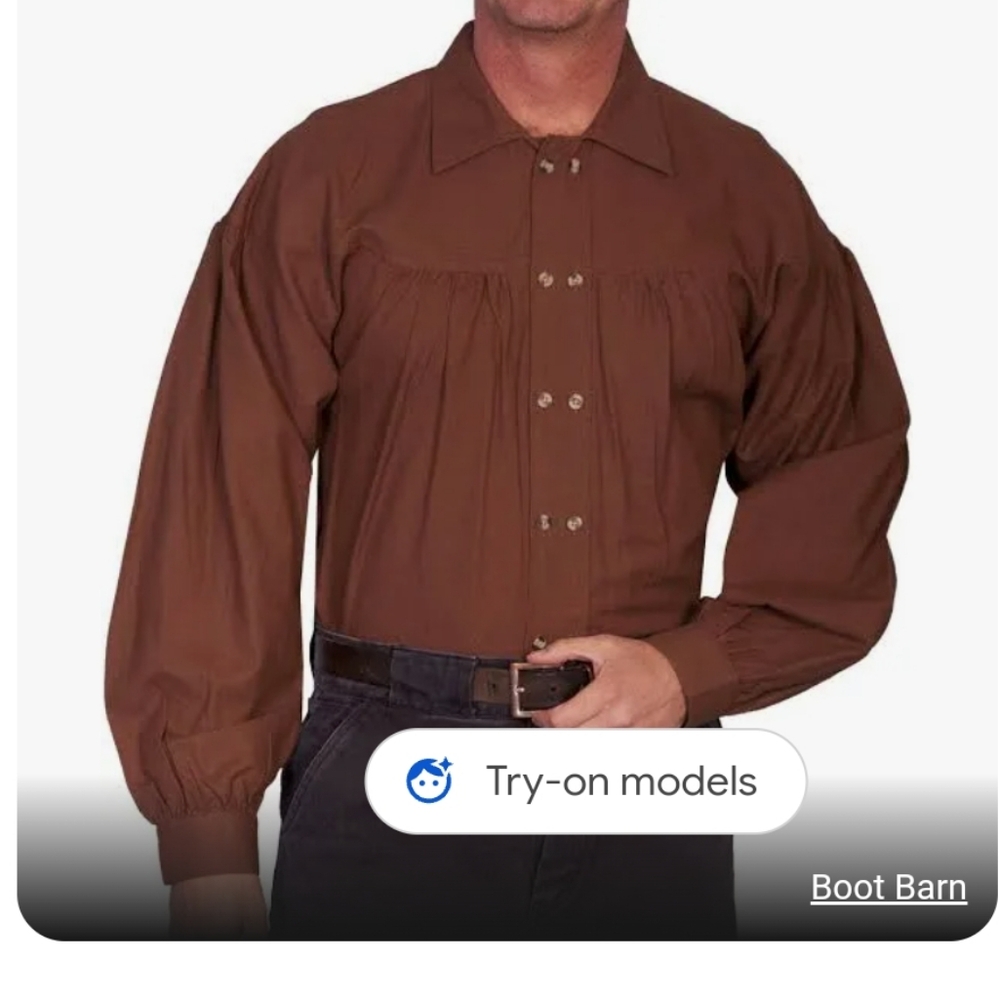 Scully Western Rangewear Double Placket Buttondown Gathered Yokes Gorp Outdoor M - Picture 1 of 13